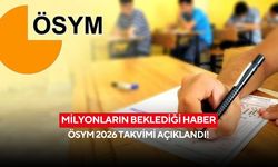2026 sınav maratonu başlıyor! İşte YKS, KPSS, DGS ve MSÜ tarihleri