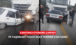 Akhisar yolu savaş alanına döndü! 70 yaşındaki yolcu olay yerinde can verdi