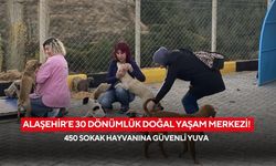 Alaşehir’e 30 dönümlük doğal yaşam merkezi! 450 sokak hayvanına güvenli yuva