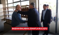 Başkan Balaban, esnafla buluştu
