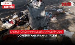 Salihli Yörük Mahallesi sakinlerinden, ‘Çöplerin kaldırılması’ talebi