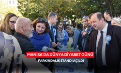 Manisa’da Dünya Diyabet Günü farkındalık standı açıldı