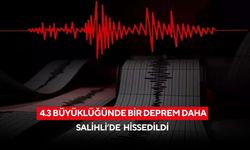 Salihli'de de hissedilen 4.3 büyüklüğünde bir deprem daha