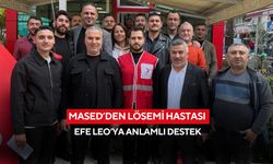 MASED’den lösemi hastası Efe Leo’ya anlamlı destek