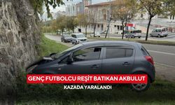Genç futbolcu Reşit Batıkan Akbulut Kazada yaralandı