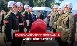 Manisa'da Kore Gazisi Osman Nuri Özer’e askeri törenle veda