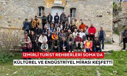 İzmirli turist rehberleri Soma’da kültürel ve endüstriyel mirası keşfetti