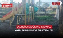 Salihli Karaoğlanlı İlkokulu oyun parkının yenilenmesi talebi