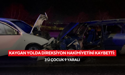 Kaygan yolda direksiyon hakimiyetini kaybetti: 3’ü Çocuk 9 Yaralı
