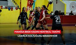 Manisa BBSK Kadın Hentbol Takımı liderlik koltuğunu bırakmıyor