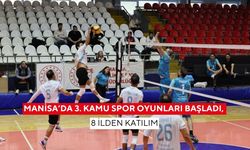 Manisa’da 3. kamu spor oyunları başladı, 8 ilden katılım