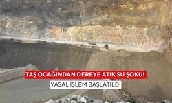 Manisa'da taş ocağından dereye atık su şoku! Yasal işlem başlatıldı