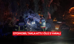 Otomobil takla attı: 1 ölü 3 yaralı