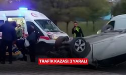 Trafik kazası: 3 yaralı