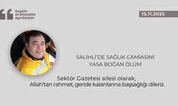 Salihli'de sağlık camiasını yasa boğan ölüm