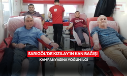 Sarıgöl’de Kızılay’ın kan bağışı kampanyasına yoğun ilgi