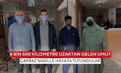 8.500 kilometrelik umut! Çapraz nakil iki aileye hayat verdi...
