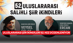 Uluslararası Şiir İkindileri 52. kez düzenleniyor