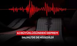 AFAD duyurdu:4.3 büyüklüğündeki deprem Salihli'de de hissedildi