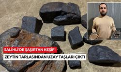 Salihli’de göktaşı heyecanı: Çiftçi tarlasında buldu!