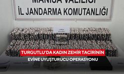 Turgutlu’da kadın zehir tacirinin evine uyuşturucu operasyonu