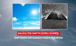 Salihli’de hafta sonu güneş, haftanın ortasında yağmur kapıda