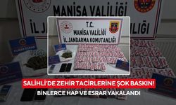 Salihli’de uyuşturucu operasyonu: 3 bin 200 hap ve 500 gram esrar ele geçirildi