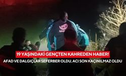 19 yaşındaki gençten kahreden haber! AFAD ve dalgıçlar seferber oldu, acı son kaçınılmaz oldu