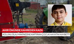 Ahır önünde kahreden kaza: Küçük Miraç silaj makinesine kolunu kaptırdı, kurtarılamadı