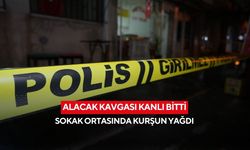 Alacak kavgası kanlı bitti: Sokak ortasında kurşun yağdı
