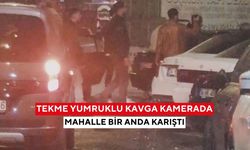 Alkol tartışması sokağı savaş alanına çevirdi! Mahalleyi karıştıran kavga kameraya böyle yansıdı...