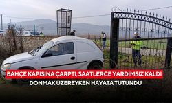 Bahçe kapısına çarptı, saatlerce yardımsız kaldı: Donmak üzereyken hayata tutundu
