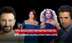 Bir gecede servet! Ünlülerin yılbaşı sahne ücretleri ortaya çıktı