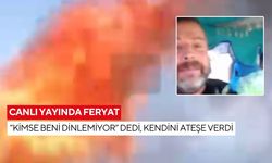 Canlı yayında feryat: “Kimse beni dinlemiyor” dedi, kendini ateşe verdi