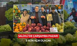 Salihli’de Çarşamba Pazarı 2 gün açık olacak