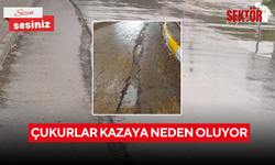 Kablo için açılan çukurlar kazaya neden oluyor