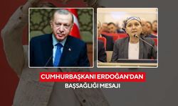 Cumhurbaşkanı Erdoğan'dan başsağlığı mesajı