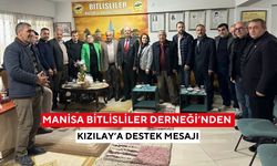 Manisa Bitlisliler Derneği’nden Kızılay’a destek mesajı