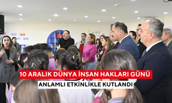 Demirci’de 10 Aralık Dünya İnsan Hakları Günü anlamlı etkinlikle kutlandı