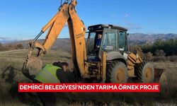 Demirci Belediyesi’nden tarıma örnek proje