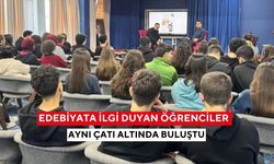 Edebiyata ilgi duyan öğrenciler aynı çatı altında buluştu