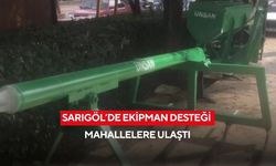Sarıgöl’de ekipman desteği mahallelere ulaştı