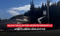 Salihli’de elektrik kesintisi nedeniyle konutlara ısı verilemiyor
