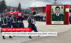 Eşi 7 aylık hamileydi… Uzman çavuş görev başında kalbine yenildi