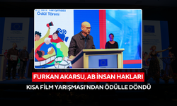 Furkan Akarsu, AB İnsan Hakları Kısa Film Yarışması’ndan ödülle döndü