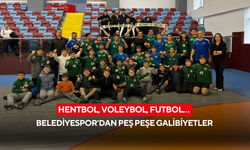 Hentbol, voleybol, futbol… Belediyespor’dan peş peşe galibiyetler