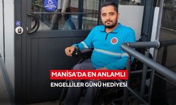 Manisa’da en anlamlı engelliler günü hediyesi