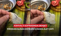 Kahvaltı sofrasında dehşet: Fırından alınan ekmeğin içinden jilet çıktı