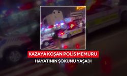 Kazada yaralanan kuryenin yanına gelen polis, kendi oğlu olduğunu gördü!