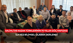 Salihli’de Kazak Türklerinin 70 yıllık göç hafızası ilk kez bilimsel olarak derlendi